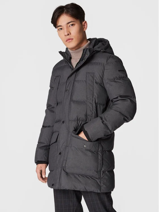 Geox Daunenjacke Sanford M2628V T2667 F1620 Grau Regular Fit