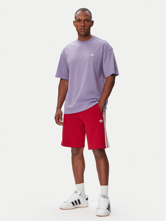 adidas adidas Sportske kratke hlače 3-Stripes Shorts KE1692 Crvena Regular Fit