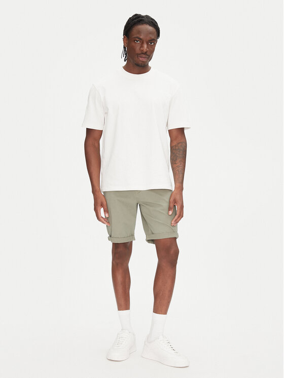 Tommy Jeans Tommy Jeans Medžiaginiai šortai Scanton DM0DM21950 Žalia Slim Fit