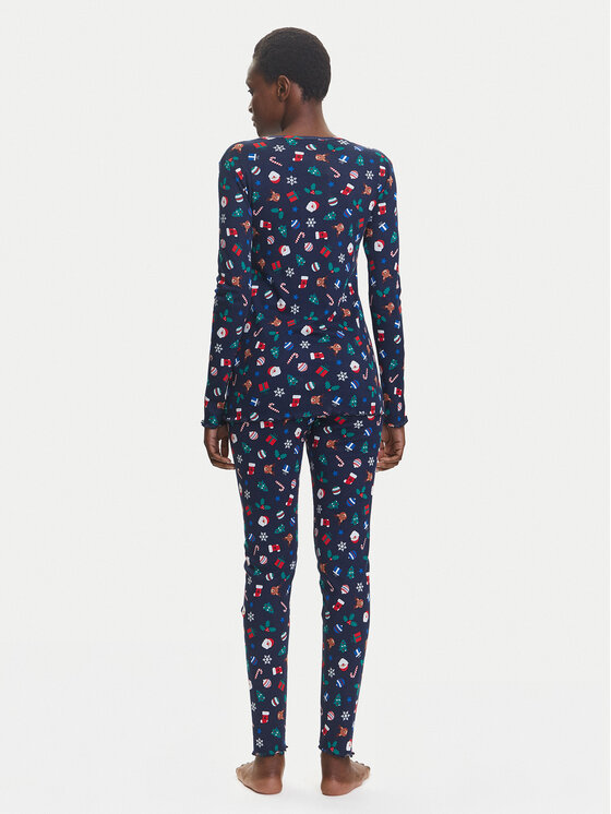 United Colors Of Benetton United Colors Of Benetton Piżama 3SUP3P03N Granatowy Regular Fit