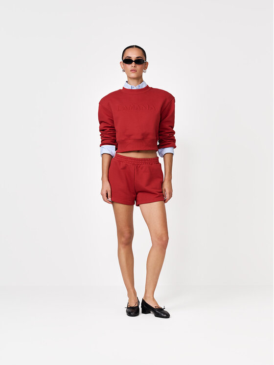La Mania La Mania Pantaloncini sportivi DREE Rosso Active Fit