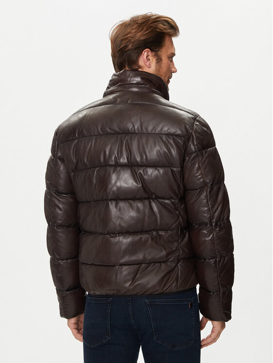 Milestone Milestone Lederjacke Salomon 431068 60505 Braun Regular Fit