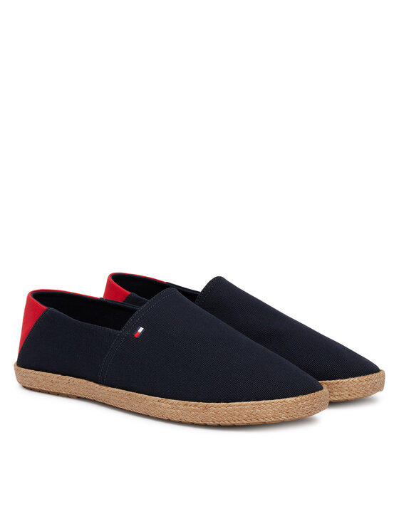 Tommy Hilfiger Tommy Hilfiger Espadrile Core Hilfiger Espadrille Textile FM0FM05792 Tamnoplava