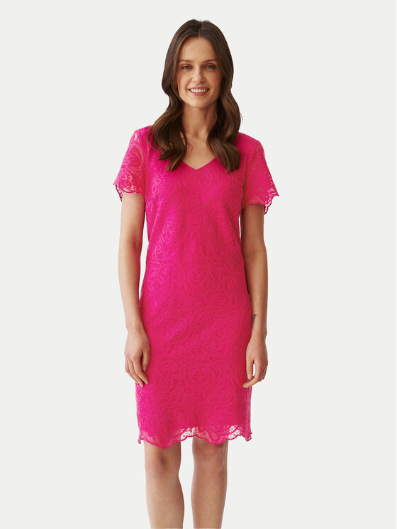 Tatuum Tatuum Коктейльна сукня Sono T2406.204 Рожевий Regular Fit