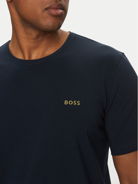 BOSS BOSS Majica Mix&Match 50515312 Mornarsko modra Regular Fit