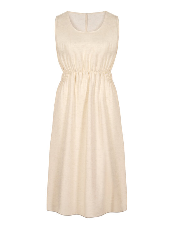 Feba Feba Vestito estivo F254 Beige Relaxed Fit