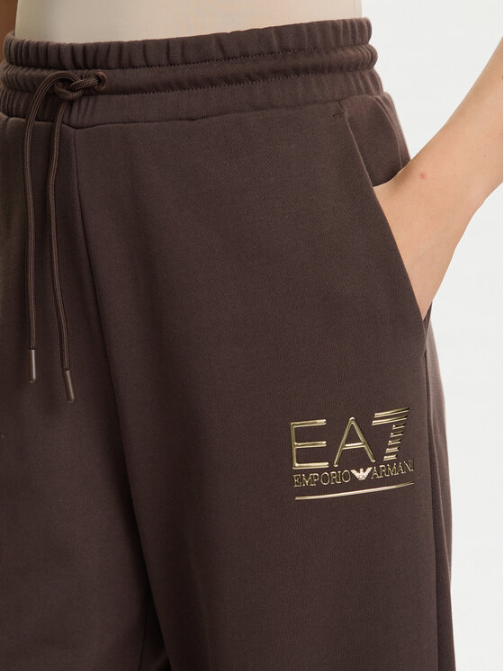EA7 Emporio Armani EA7 Emporio Armani Tepláková souprava 7W000420 AF12473 U6063 Hnědá Relaxed Fit