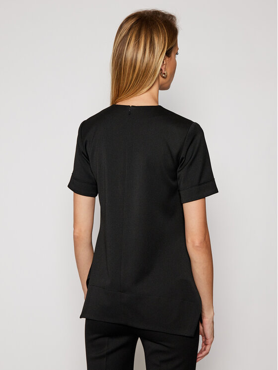 Victoria Victoria Beckham Victoria Victoria Beckham Bluse Lightweight Strech 2121WTP002312A Schwarz Regular Fit