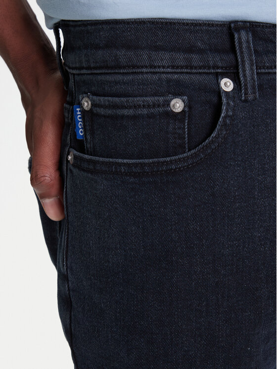 HUGO HUGO Blugi Zane 50541548 Bleumarin Extra Slim Fit