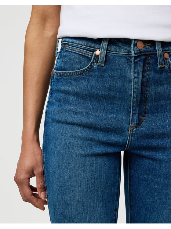 Wrangler Wrangler Jeans hlače Montana Modra Flare Fit