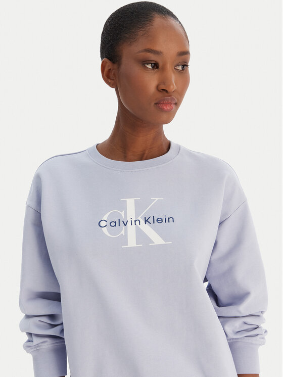 Calvin Klein Jeans Calvin Klein Jeans Bluza Monologo LV047B234G Fioletowy Regular Fit