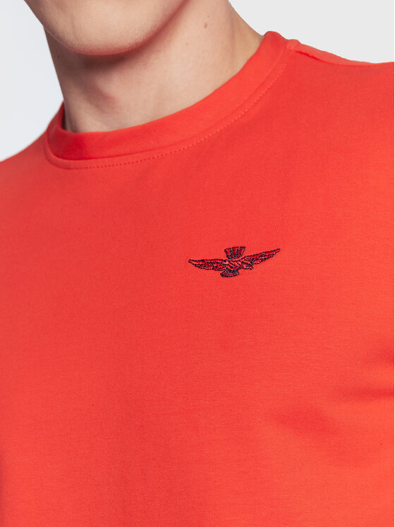 Aeronautica Militare Aeronautica Militare Majica dugih rukava 222FE1710F439 Crvena Regular Fit