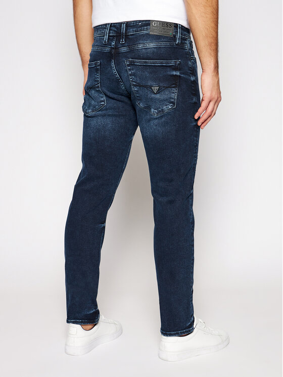Guess Guess Τζιν Skinny Fit Angels M0BAN2 D4714 Σκούρο μπλε Skinny Fit