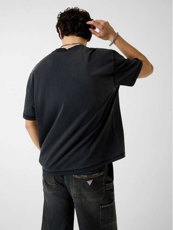 Guess Guess Футболка 183251 Чорний Classic Fit