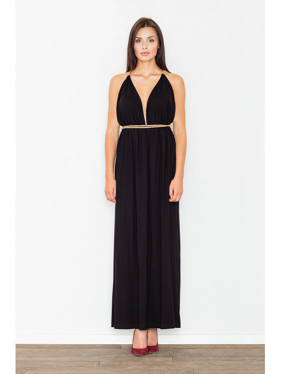 FIGL FIGL Φόρεμα M483 Μαύρο Regular Fit