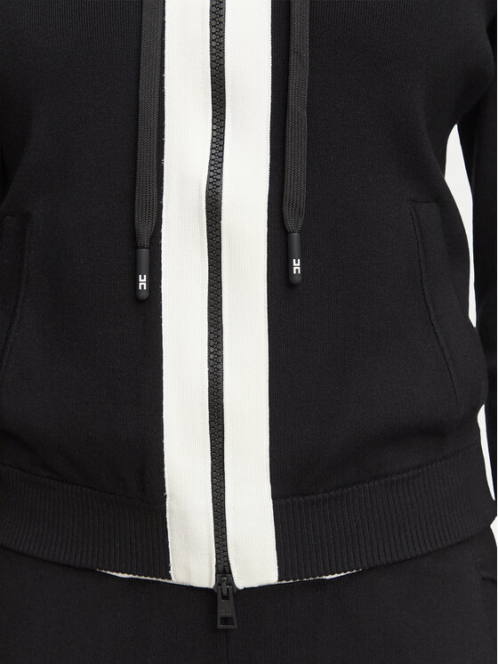 Elisabetta Franchi Elisabetta Franchi Majica dugih rukava MK-15S-66E2-V440 Crna Regular Fit
