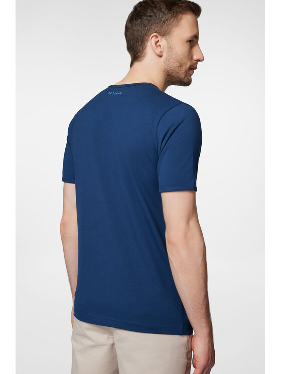 Próchnik Próchnik T-Shirt PM5 TS073124000028 Niebieski Regular Fit
