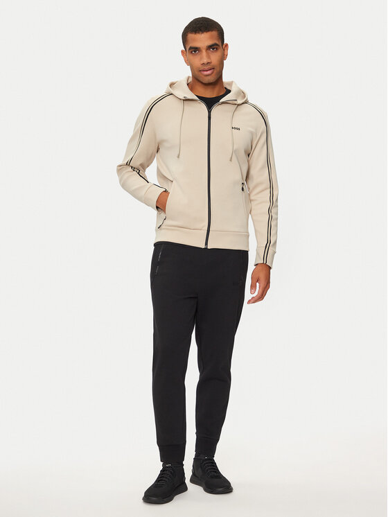 BOSS Boss Džemperis 50523912 Smėlio Regular Fit