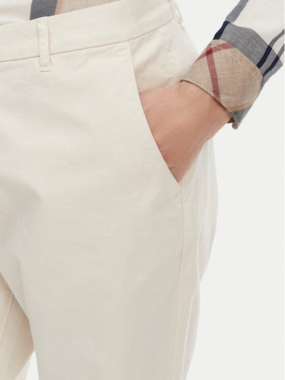 Barbour Barbour Čino bikses LTR0388WH51 Écru Regular Fit