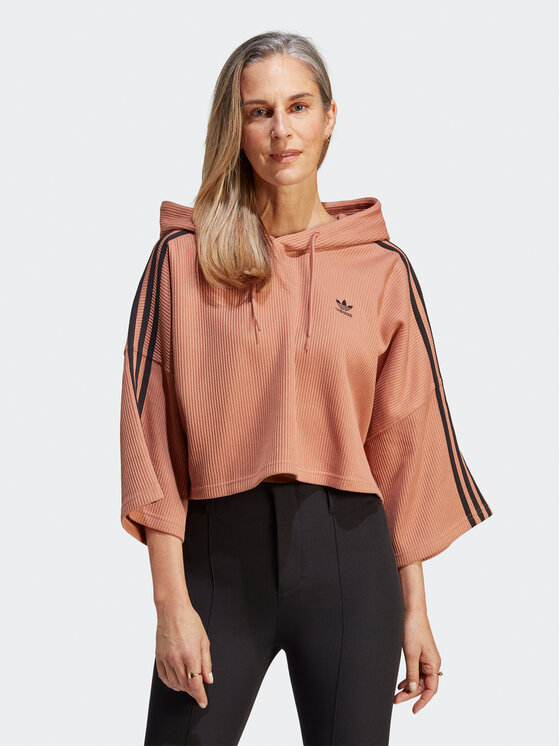 Adidas crop top hoodie best sale