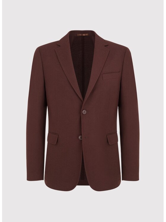 Pako Lorente Pako Lorente Marynarka P24WF-3X-008 Brązowy Slim Fit