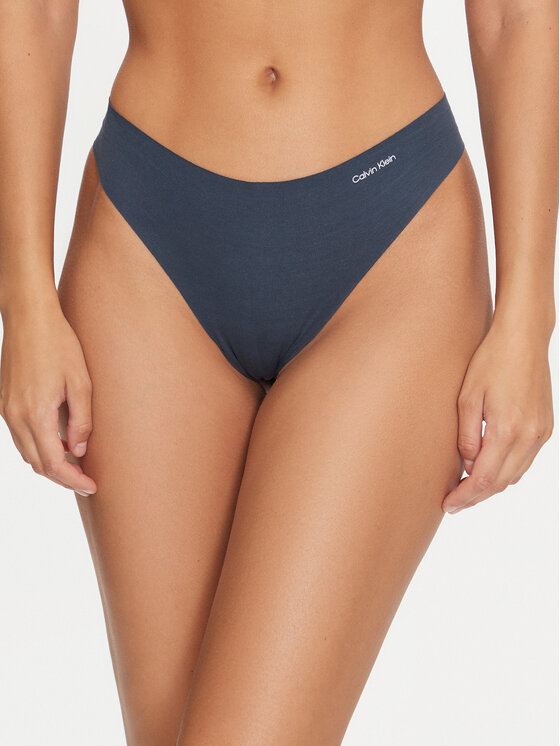 Calvin Klein Underwear Calvin Klein Underwear Komplet stringów Thong 3Pk 000QD5219E Kolorowy