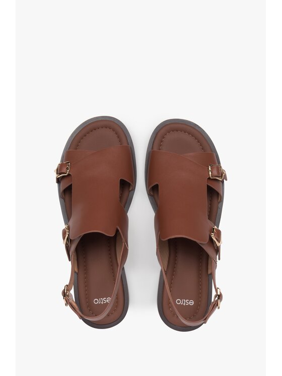 Estro Estro Σανδάλια ER00117115 Καφέ