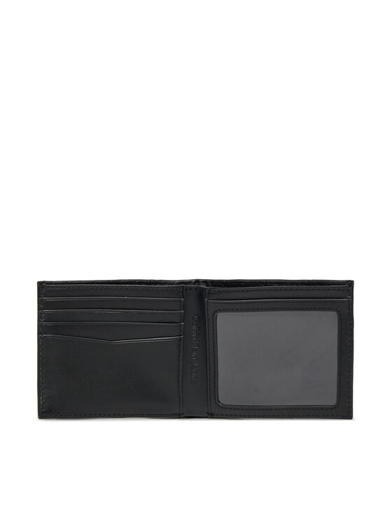 Calvin Klein Calvin Klein Velká pánská peněženka Logo Print Bifold Id K50K511435 Černá