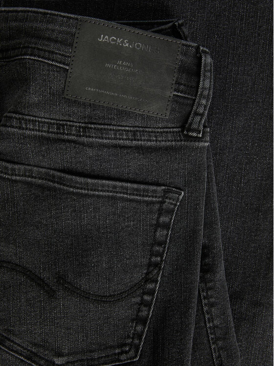 Jack & Jones Jack & Jones Jeansy Glenn 12237350 Černá Slim Fit