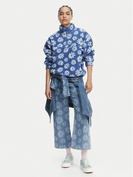 Roxy Roxy Полар Jive Talking Bonded ERJPF03208 Син Oversize