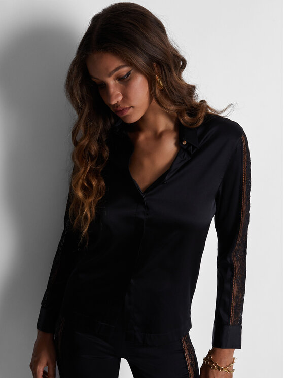 Aubade Aubade Maglietta del pigiama 2S44 Nero Regular Fit