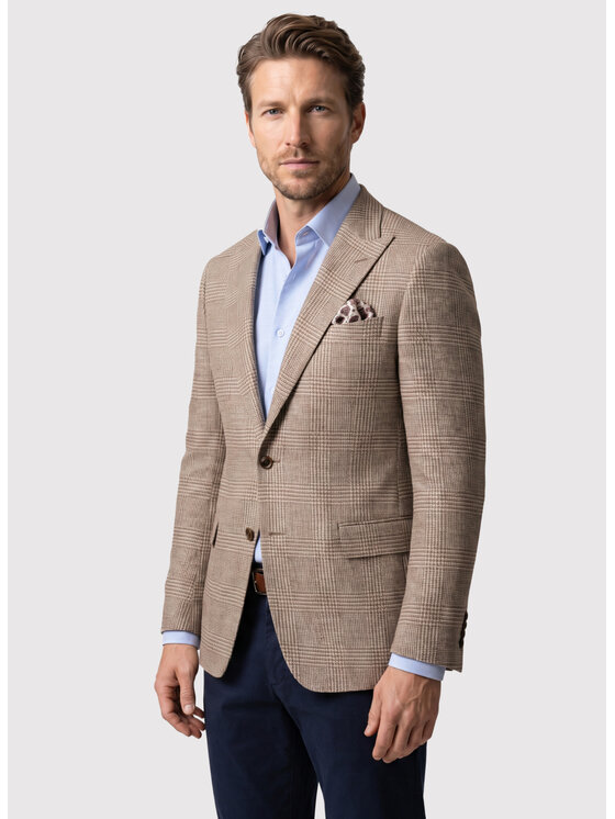 Pako Lorente Pako Lorente Marynarka P26WF-3X-002 Beżowy Slim Fit