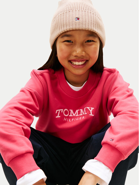 Tommy Hilfiger Tommy Hilfiger Majica dugih rukava KG0KG08989 Ružičasta Regular Fit