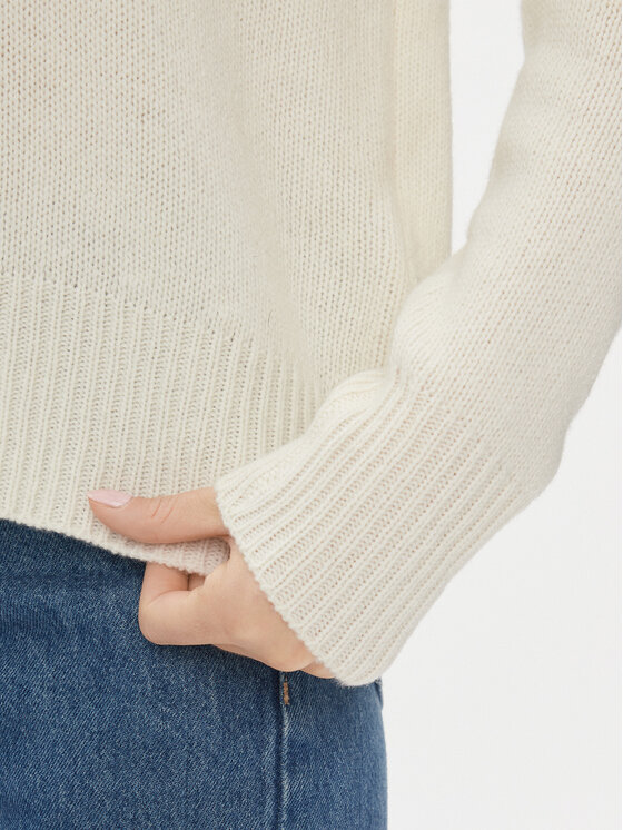 MAX&Co. MAX&Co. Rollkragenpullover Caprera 73641723 Écru Regular Fit