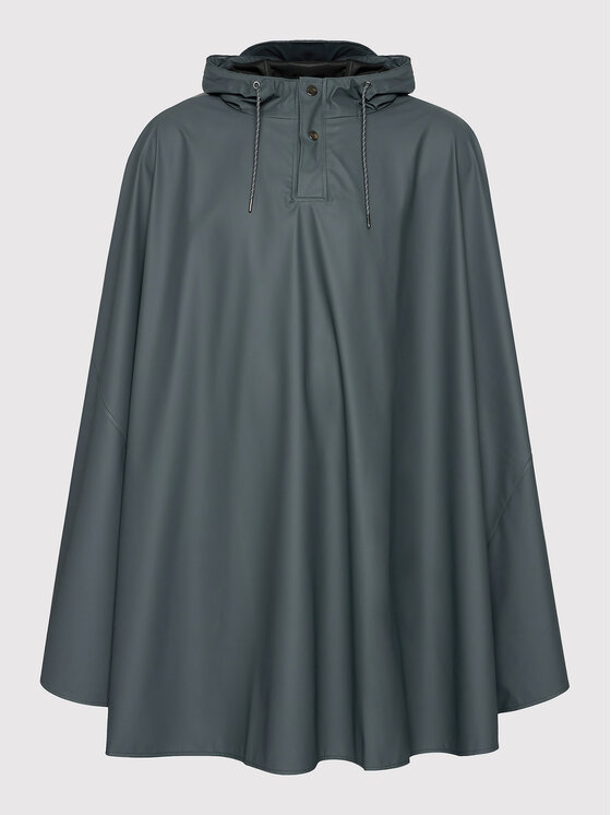 Rains Rains Poncsó Unisex 1811 Szürke Loose Fit