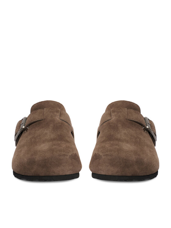 Go Soft Go Soft Pantoletten EOHP-ALMELO-02 Braun