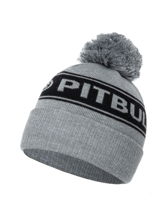PITBULL PITBULL Czapka Czapka zimowa Vermel Pitbull R uniwersalny Szary