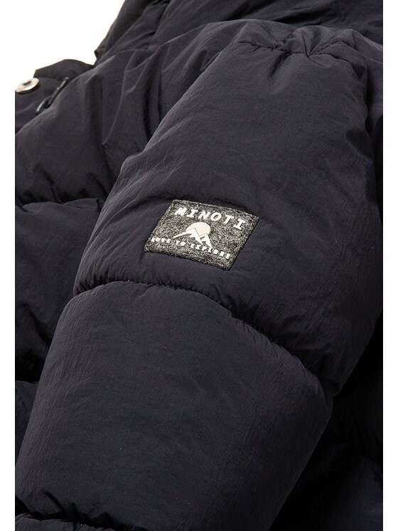 minoti minoti Kurtka zimowa 32COAT168 Czarny Longline Fit