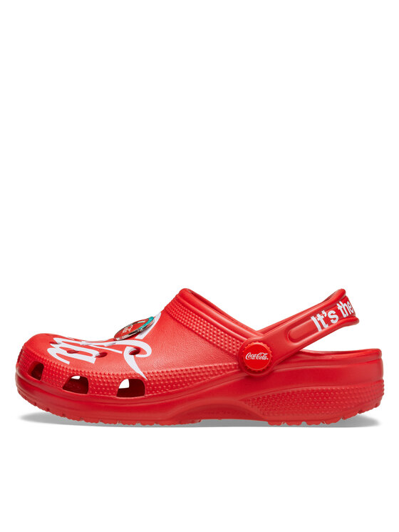 Crocs Crocs Natikači Classic Clog Coca-Cola 212129 Rdeča