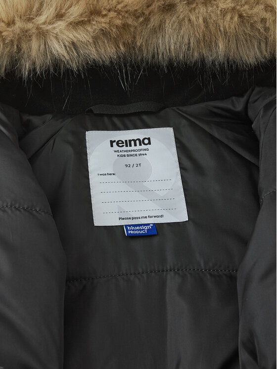 Reima Reima Zimní kombinéza Lappi 5100129C Černá Regular Fit