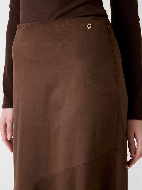 Guess Guess Minigonna 180717 Marrone Classic Fit