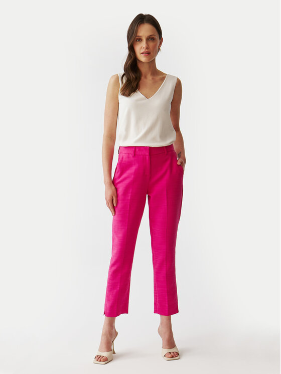 Tatuum Tatuum Chino nohavice Rimini T2406.141 Ružová Slim Fit