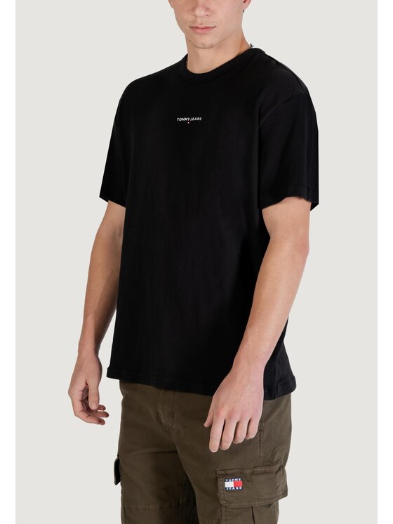 Tommy Jeans Tommy Jeans T-shirt DM0DM21110 Nero Casual Fit