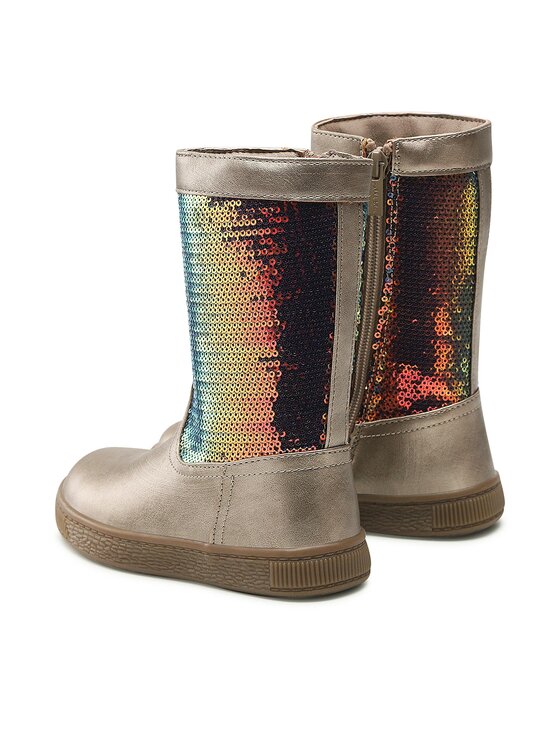 Nelli Blu Nelli Blu Stiefel CM211224-12 Goldfarben