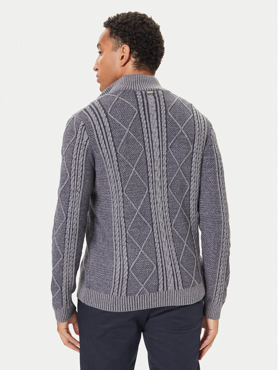 Guess Guess Sveter M5BR44 Z2ZK2 Tmavomodrá Regular Fit