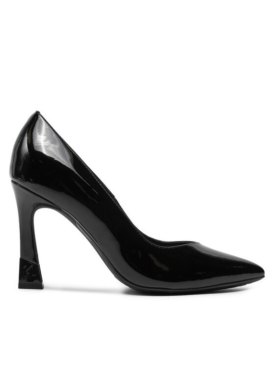 Pantofi cu toc subțire Premiere 90 KL33514 Negru