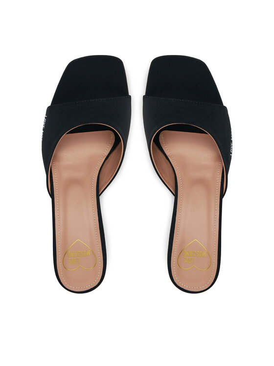 LOVE MOSCHINO LOVE MOSCHINO Klapki JA28045G0MIM0000 Czarny