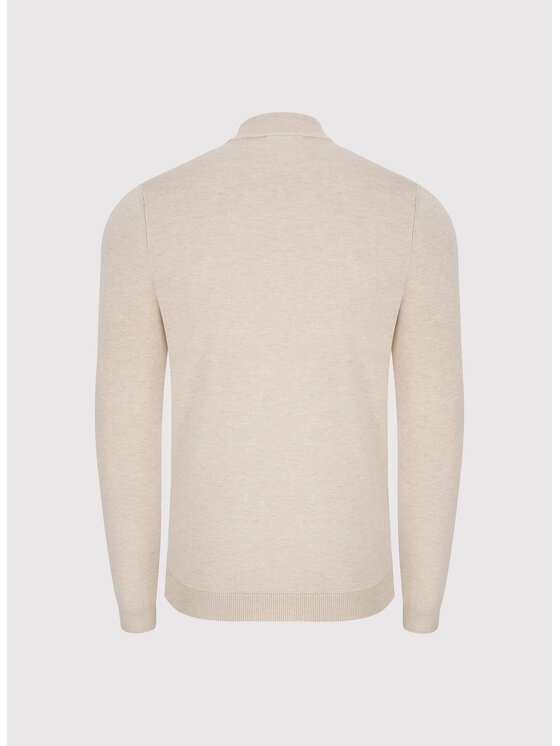 Pako Lorente Pako Lorente Sweter P25WF-2X-002 Beżowy Classic Fit