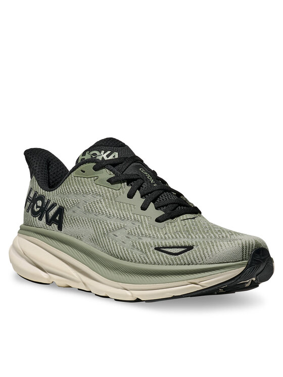 Hoka Buty do biegania Clifton 9 1127895 Khaki | Modivo.pl