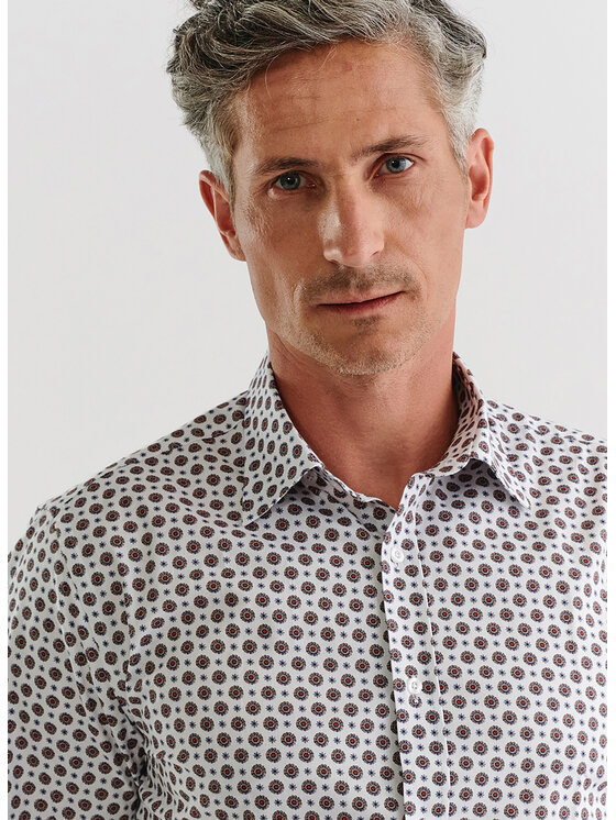 Pako Lorente Pako Lorente Koszula P23WF-1X-017 Biały Slim Fit